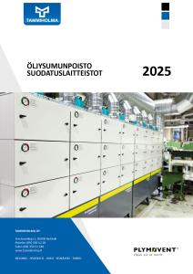 Öljysumunpoistolaitteet 2025.