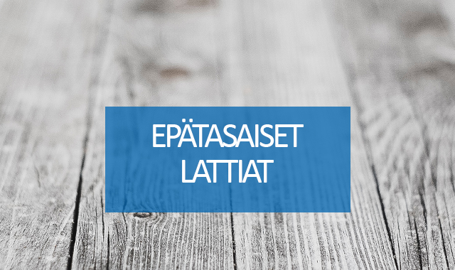 Epätasaisten lattioiden pesu